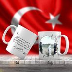 Asilmeydan Sivil Mustafa Kemal Atatürk- Arazi İnceleme - Atatürk'ün Sözleri -Kupa Bardak