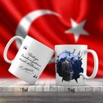 Asilmeydan Takım Elbiseli Mustafa Kemal Atatürk - Atatürk'ün Sözleri -Kupa Bardak