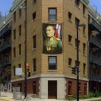 Asilmeydan Üniformalı Gazi Mustafa Kemal Atatürk Poster Cephe Bayrak 200 x 300 cm