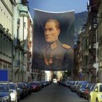 Asilmeydan Üniformalı Gazi Mustafa Kemal Atatürk Poster Cephe Bayrak - 4x6 metre - 400 x 600 cm