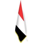 Asilmeydan Yemen Bayrağı -Ofis-Makam-Toplantı Odaları - Saçaklı Makam Bayrağı - Renkli