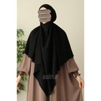 ASİLNUR Alya Tek Katlı Sufle Siyah