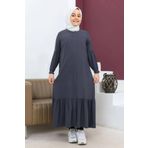 ASİLNUR Çocuk Lale Ferace Füme