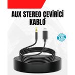 Asiltech 1 Metre Lightning To Aux Çevirici Kablo Stereo Ses Yüksek Kalite