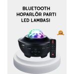 Asiltech LED Yıldızlı Projektör Galaxy Modlu Renk ve Parlaklık Ayarlı Gece Lambası - Çok Renkli