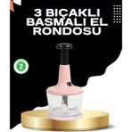 Asiltech Sebze Soğan Doğrayıcı Manuel Güçlü Gövdeli - Çok Renkli