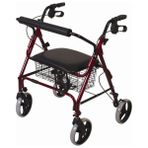 Asisty İthal 4 Tekerlekli Yürüteç( Rollator) Bordo