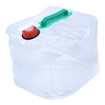 Asixx Katlanabilir su bidonu, katlanır bidon, musluklu su haznesi, katlanabilir ve tekrar kullanılabilir, bahçe, piknik, kamp, yürüyüş için, 10 l (10 l)