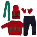 Asixxsix Girl Doll Sweater, tasarım zehirsiz oyuncak bebek kıyafeti, temiz doğum günü bebeği (19 x 18 x 5 cm-Q18-783)