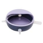 Asixxsix Yavru Köpek Maması, 180ml Silikon Besleyici, 4 Emzikli, Yavru Kedi, Köpek Yavrusu, Tavşan Besleme İstasyonu, Bilimsel Tasarım, Temizlemesi Kolay, Koruma Kılıfı (PURPLE)