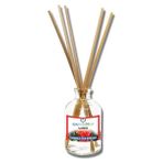 Aşk-I Sermest Toptan Amber Aromalı Bambu Çubuklu Oda Kokusu Reed Diffuser Ortam Kokusu Parfüm, Oval Şişe, 100 Ml, 3 Adet