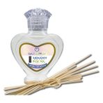 Aşk-I Sermest Toptan Armantii Blackk Çiçek Aromalı Bambu Çubuklu Oda Kokusu Reed Diffuser Ortam Kokusu Parfüm, Kalp Şişe, 60 Ml, 10 Ad