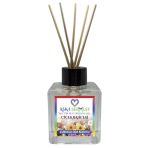 Aşk-I Sermest Toptan Çiçek Bahçesi Çiçek Aromalı Bambu Çubuklu Oda Kokusu Reed Diffuser Ortam Kokusu Parfüm, Küp Şişe, 120 Ml, 3 Adet