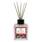 Aşk-I Sermest Toptan Çilekli Sakız Aromalı Bambu Çubuklu Oda Kokusu Reed Diffuser Ortam Kokusu Parfüm, Küp Şişe, 60 Ml, 10 Adet