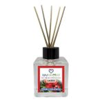 Aşk-I Sermest Toptan Çilekli Sakız Aromalı Bambu Çubuklu Oda Kokusu Reed Diffuser Ortam Kokusu Parfüm, Küp Şişe, 60 Ml, 5 Adet