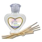 Aşk-I Sermest Toptan Gioo Armantii Çiçek Aromalı Bambu Çubuklu Oda Kokusu Reed Diffuser Ortam Kokusu Parfüm, Kalp Şişe, 60 Ml, 5 Adet