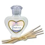 Aşk-I Sermest Toptan Invicctuss Çiçek Aromalı Bambu Çubuklu Oda Kokusu Reed Diffuser Ortam Kokusu Parfüm, Kalp Şişe, 60 Ml, 5 Adet