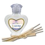 Aşk-I Sermest Toptan Jaddoree Çiçek Aromalı Bambu Çubuklu Oda Kokusu Reed Diffuser Ortam Kokusu Parfüm, Kalp Şişe, 60 Ml, 10 Adet