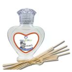 Aşk-I Sermest Toptan Kemal Atatürk Baskılı Çiçek Aromalı Bambu Çubuk Oda Kokusu Parfüm,Kalp Şişe,60Ml,10 Ad