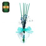 Aşk-I Sermest Toptan Meczub Çiçek Serisi Yasemin Kokulu 10 X 60 Ml Kalp Şişe Bambu Çubuklu Ortam Kokusu Reed Diffuser Oda Kokusu