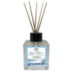 Aşk-I Sermest Toptan Okyanus Aromalı Bambu Çubuklu Oda Kokusu Reed Diffuser Ortam Kokusu Parfüm, Küp Şişe, 120 Ml, 10 Adet