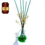 Aşk-I Sermest Toptan Ölümsüz Aşk Çiçek Serisi Kırmızı Gül Kokulu 10 X 50 Ml Oval Şişe Bambu Çubuklu Ortam Kokusu Reed Diffuser Oda Kokusu