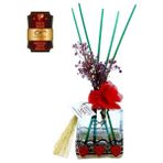 Aşk-I Sermest Toptan Ölümsüz Aşk Çiçek Serisi Portakal Çiçeği Kokulu 3 X 200 Ml Küp Şişe Bambu Çubuklu Ortam Kokusu Reed Diffuser Oda Kokusu
