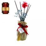 Aşk-I Sermest Toptan Ölümsüz "Aşk" Hasır Serisi Çikolata & Hindistan Cevizi Kokulu 100 Ml Oval Şişe Bambu Çubuk Koku 5 Ad