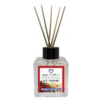 Aşk-I Sermest Toptan Rochass Çiçek Aromalı Bambu Çubuklu Oda Kokusu Reed Diffuser Ortam Kokusu Parfüm, Küp Şişe, 120 Ml, 3 Adet