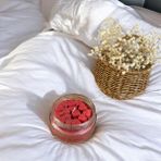 Aşk Kavanozu Mum %100 Doğal Soya Wax - Kırmızı