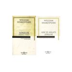 Aşk Ve Anlatı Şiirleri - Soneler ( Şiir Kitabı ) / 2 Kitap Takım - William Shakespeare