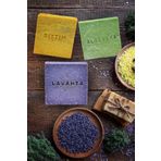 Aska 3lü Gurme Seti - Lavanta - Bıttım - Aloevera Doğal Sabunlar - 125 Er Gram