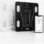 Aşkana Bluetooth Akıllı Baskül Vücut Analiz Tartısı 180 kg Dijital Yağ Kas Su Bmı Ölçer Akıllı Telefon Uyumlu Cam Tartı - Siyah