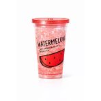 Aşkana Buzlu Kırık Cam Görünümlü Smoothie Bardağı,450Ml,Sızdırmaz Kapaklı Soğuk İçecek Bardağı,Bpa İçermez