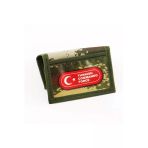 Asker Cüzdanı Lüks Cırtlı Bayraklı