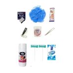 Asker Kolisi Asker Banyo Seti 10 Parça Tırnak Makası Banyo Lifi