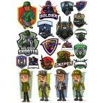 Asker Sticker Set 7 15 Parça Telefon, Tablet, Defter, Laptop Sticker