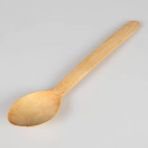 Askıcı 29 cm Uzun Tahta Kaşık Yemek Kaşığı - Ahşap