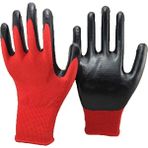 Askıcı Iş Güvenliği Eldiveni Kırmızı 2 Paket Xl - Kırmızı - Siyah - 10