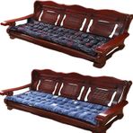 Askılı bank minderi, yumuşak, yıkanabilir kumaş, harika renklerde, açık havada yemek ve bahçe bankı için, 7,6 cm (S, 53,3 x 180,3 cm)