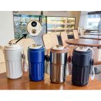 Askılı Derece Göstergeli Vakumlu Mug - 500 Ml Kahve Termosu Alk3136