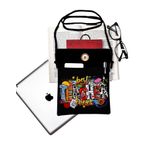 Askılı - Kitap Çantası/Tablet Çantası/Ebook Çantası/Book Sleeve/Tablet Sleeve – Çıkarılabilir Askı, Çok Amaçlı Çanta (Best Teacher Ever, Siyah)