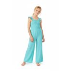 Askılı Kız Çocuk Tulum ST08813 TURKUAZ 5-6 YAŞ