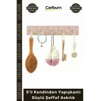 #Askılık Banyo Mutfak Kapı Arkası Duvar Askı Seti 5'Li Kendinden Yapışkanlı Güçlü Şeffaf Askılık