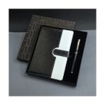 Askımo Siyah Beyaz Tarihsiz Ajanda Defter Kalem Seti