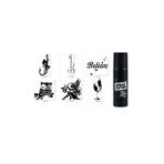 Aşkın Büyüsü Spray Tattoo Geçici Dövme Yapma Seti Siyah Sprey Dövme