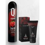 Aşkın Deposu Q Liquids Çilek Aromalı 125 ml Jel + Titan Penis Bakım Kremi 50ML - Titan Red