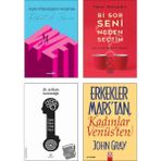 Aşkın Psikolojisini Anlamak We + Bir Sor Seni Neden Seçtim (Timur Harzadın) + Kadın Beyni Erkek Beyni (Dr. Serkan Karaismailoğlu) + Erkekler Marstan Kadınlar Venüsten (John Gray) / 4 Kitap Set