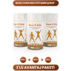 Asko Boss X Kids - Kalsiyum, Magnezyum, L-Arjinin, Çinko, Vitamin D3 İçeren Çocuk Multivitamin Takviyesi
