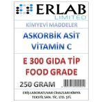 Askorbik Asit E300 (Gida Tip ) 250 Gr.